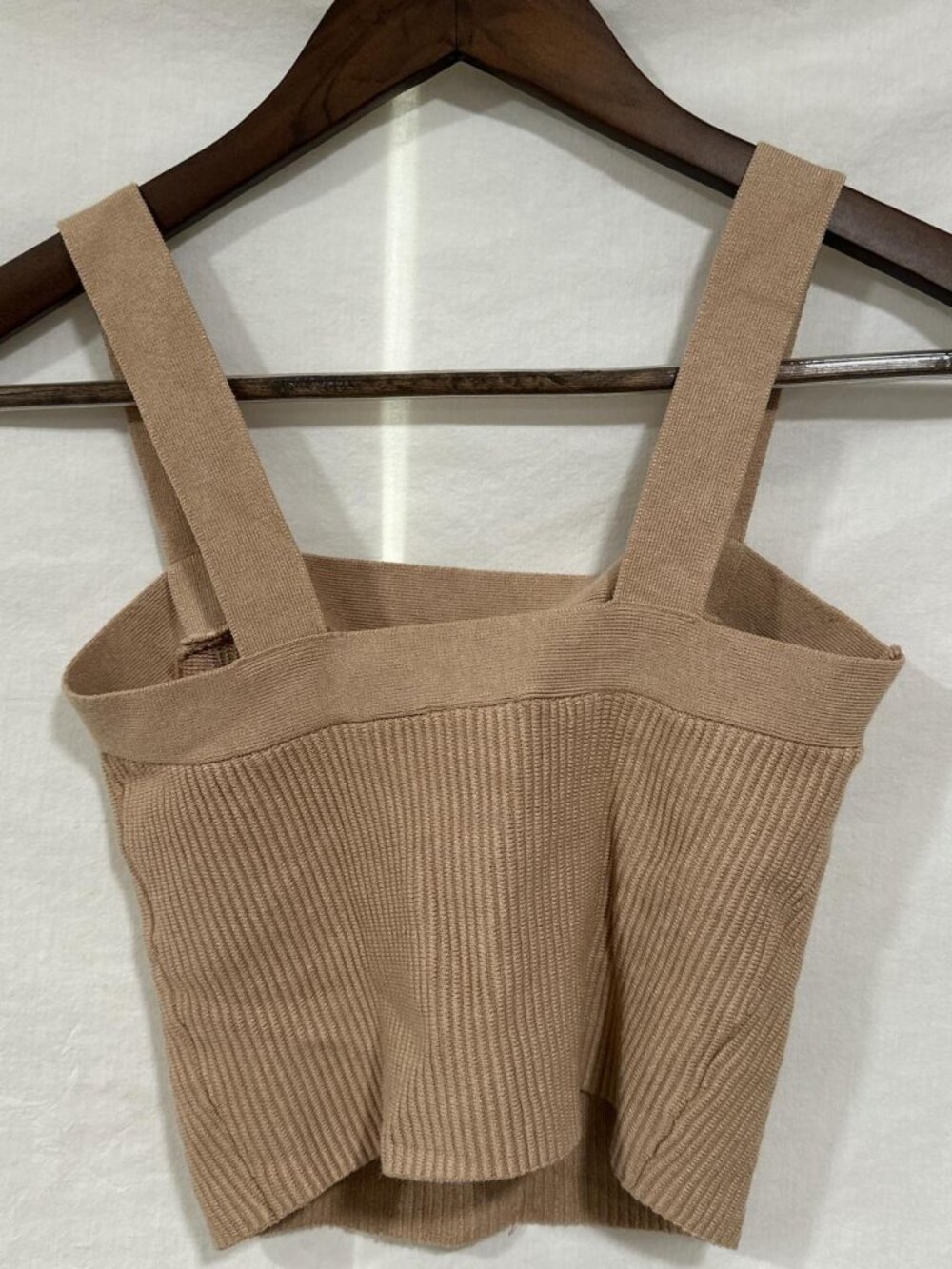 Abercrombie Tan ribbed crop top #croptop #summer - Picture 3 of 3